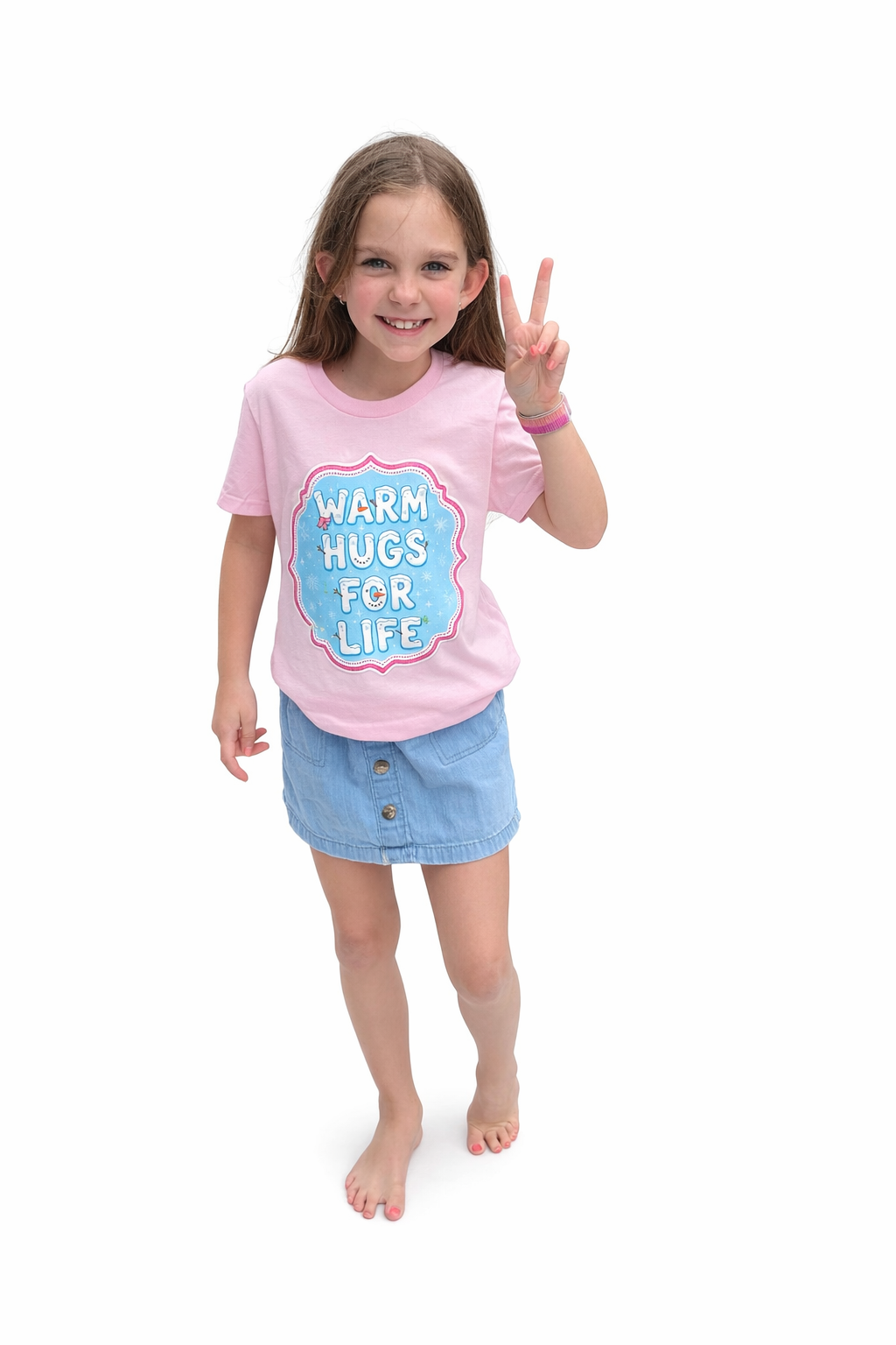 Warm Hugs For Life Youth Short Sleeve T-Shirt
